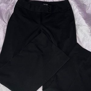 Cute black pants wh bm 6R flare leg